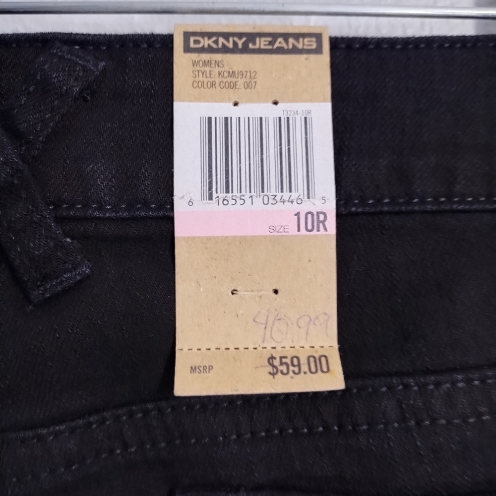 DKNY Jeans Ludlow Low Rise Slim Fit Festival Southwestern Casual Bootcut Jean 10 - Picture 6 of 7